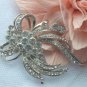 Rhinestone crystal bridal brooch pin 006