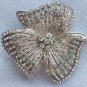 Rhinestone crystal bridal  brooch pin 009