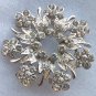 Rhinestone crystal bridal  brooch pin 010