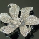 Rhinestone crystal bridal  brooch pin 012