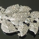 Rhinestone crystal bridal  brooch pin 013