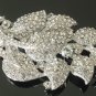 Rhinestone crystal bridal  brooch pin 013