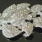 Rhinestone crystal bridal  brooch pin 013