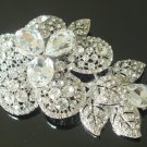 Rhinestone crystal bridal  brooch pin 014