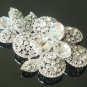 Rhinestone crystal bridal brooch pin 014