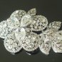 Rhinestone crystal bridal brooch pin 014