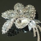 Rhinestone crystal bridal  brooch pin 016