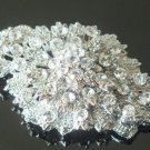 Rhinestone crystal bridal  brooch pin 018