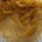 Lightest & Thinnest Ring through see through pure cashmere shawl 300's yarn count new ginger