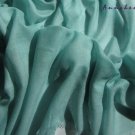 Lightest & Thinnest Ring through see through pure cashmere shawl 300's yarn count Mint