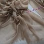 Lightest & Thinnest Ring through see through pure cashmere shawl 300's yarn count khaki
