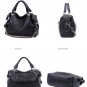 Cowhide genuine leather snake pattern  with long chain strap Red color handbag