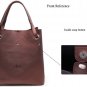 Cowhide genuine leather rivet Pearl color series handbag color Pearl Purple