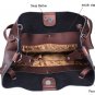 Cowhide genuine leather rivet Pearl color series handbag color Pearl Brown