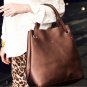Cowhide genuine leather rivet Pearl color series handbag color Pearl Brown