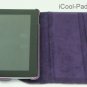 iPad 2 Crocodile 360&Acirc;&deg; Rotating Leather Case Smart Cover W/ Swivel Stand Purple color