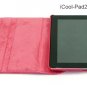 iPad 2 Crocodile 360&Acirc;&deg; Rotating Leather Case Smart Cover W/ Swivel Stand Pink color