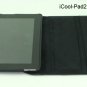 iPad 2 Crocodile 360&Acirc;&deg; Rotating Leather Case Smart Cover W/ Swivel Stand Black color