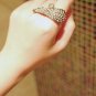 Fashion Wing Style with crystal stone ring