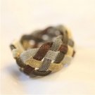 Weave metal wide Bracelet
