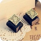 Fashion crystal stones square earring # 8