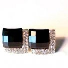Crystal stone with Black color earring #3