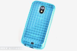 Samsung Galaxy Nexus i9250 Case Rock brand soft case - Blue color