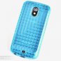 Samsung Galaxy Nexus i9250 Case Rock brand soft case - Blue color