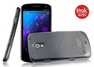 Samsung Galaxy Nexus i9250 Case imak brand gradent color raindrop hard case - Black color
