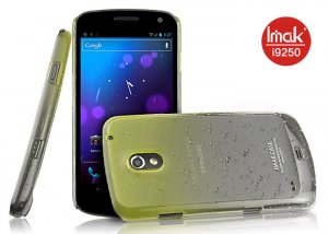 Samsung Galaxy Nexus i9250 Case imak brand gradent color raindrop hard case - Yellow color