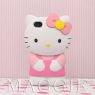 3D H. Kitty Stand Up hard case cover for  iphone 4 4s  - Pink
