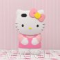 3D H. Kitty Stand Up hard case cover for  iphone 4 4s  - Pink
