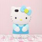 3D H. Kitty Stand Up hard case cover for  iphone 4 4s  - Blue