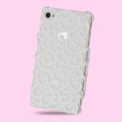 iphone 4/4s/5 case court pattern - white
