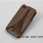 Genuine Bamboo wood with portray hard cover case for iphone 5 - pattern 1