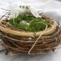 SABRINA - Rustic & Elegant Ring Bearer Birds Nest Pillow Alternative