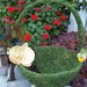 Flower Girl Basket - Elegant Moss Covered Basket - Ready to Ship