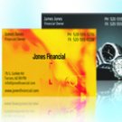 2x3.5 4/0 1-sided business card graphic design