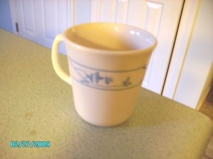 "First Of  Spring" Corelle Pattern Coffee Cup 6 Avail
