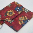 Mini Wallet Pocket Pouch Key Ring Keychain Card Holder Case Sunflower