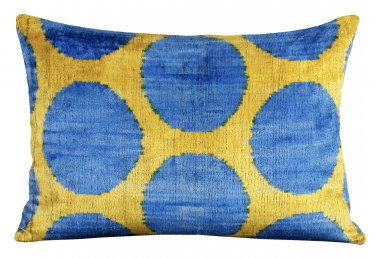 Silk Velvet Lumbar Pillow