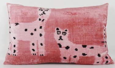 Silk Velvet Lumbar Pillow