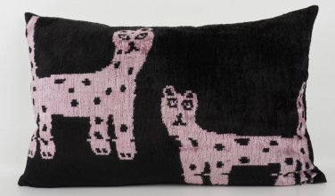 Silk Velvet Lumbar Pillow