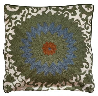 Large Embroidered Samarkand Pillow