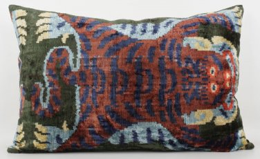 Silk Velvet Lumbar Pillow Insert and Cover