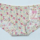 女裝內褲3126 低腰絲質 禮物蝴蝶結圖案 淺黃Panty Underwear 女式絲質底褲