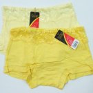 低腰女裝內褲3147 平腳褲防走光 淺黃深黃 Panty Underwear