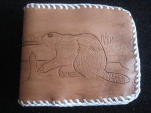 Handmade Leather Bifold Wallet BRAND NEW