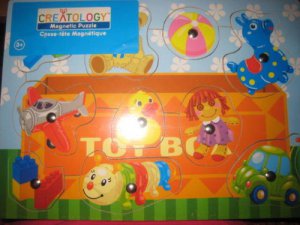 Magnetic Wooden  Puzzle Game  - Brand NEW