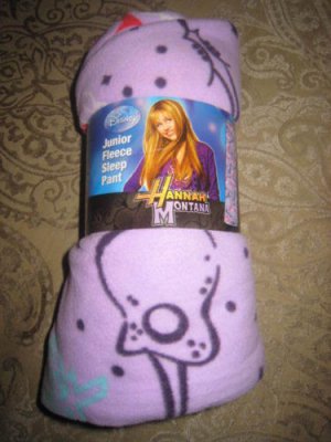 Hannah Montana Junior Fleece Sleep Pant XSmall  - NEW
